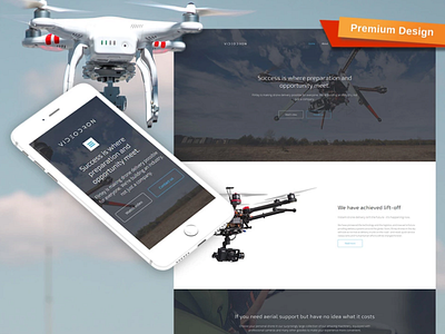 Drone Video Website Design design for website mobile website design web design website design website template