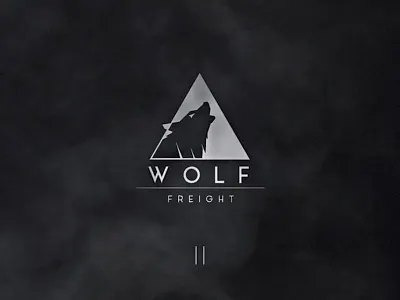 Logo design for Wolf freight graphic design logo design logotype redesign wolf