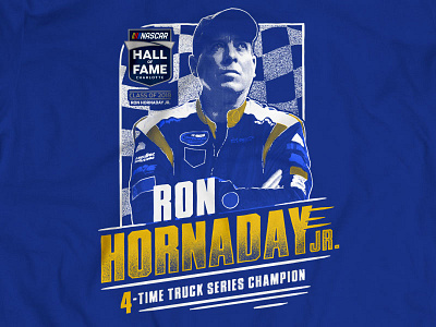 Ron Hornaday Jr. apparel double struck doublestruck designs graphic design merch nascar speed stock car racing vintage