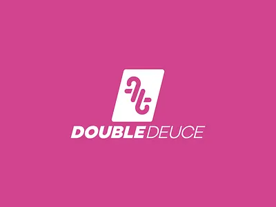 Double Deuce 2 22 brand deuce double fitness gym logo pink sport