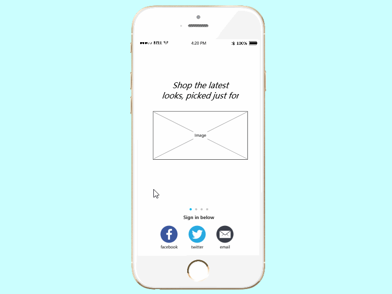 Polyvore app appdesign design designer interaction mobile mockplus prototype prototyping ui ux