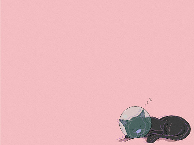 Gato 1 cat gato illustration pink space