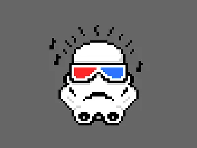 Full happening ! 8bit dark side design icon mac icons pixels simple star wars stormtroopers