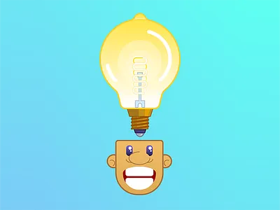 Bright Idea illustration vector vector illustration