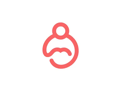 Pregnancy Icon baby branding design heart icon identity illustration logo pregnancy pregnant symbol vector
