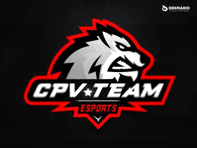 CPV Team Esports branding design esports gaming identity logo logotype mascot sport sports wolf