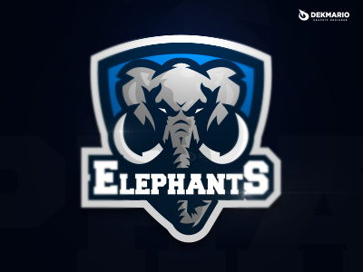 Elephants branding design elephants esports gaming identity logo logotype mascot sport sports