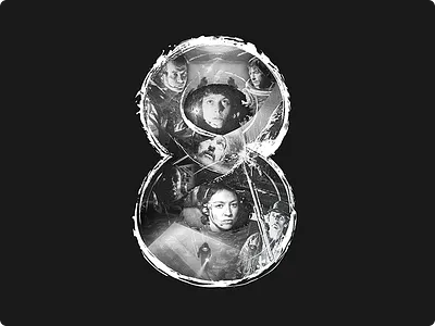 the eighth {WIP #3} alien black collage movie poster white