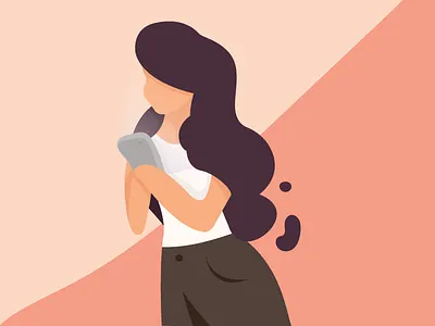 Send Me Later app chat design flat illustration interaction iu pencil ux