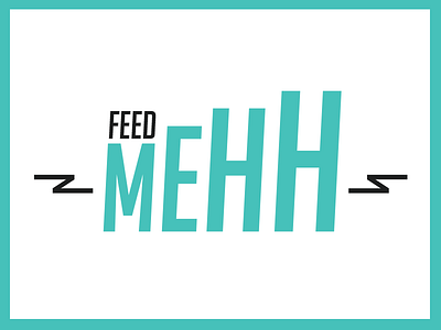 Feed Mehh Logo adobe branding delivery design food graphic design logo logo design typography