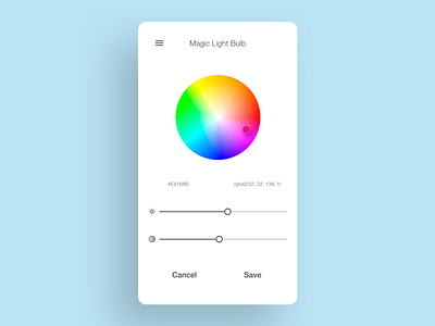 Magic Light Bulb app bulb ios light magic minimalist pastel