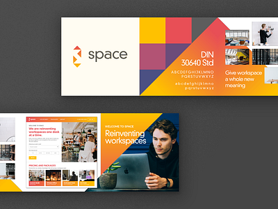 #ThirtyStylescapes: Space brand coworking fun identity logo space stylescapes