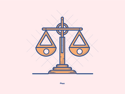 Justice Illustration bussiness design flatdesign icon icondesign illustration justice kitaan minimalist ui uidesign ux