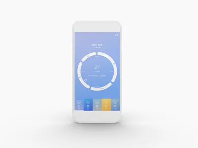 Weather App mobile app weather app