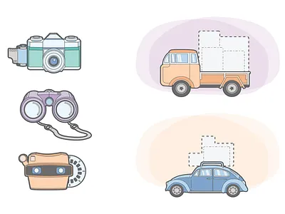 gadgets digital illustration