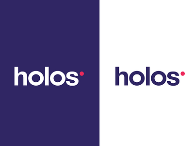 Holos Rebrand brand identity brandind letter logo vector