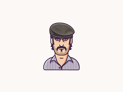 Gustavo Gaviria avatar character emoji fbi gustavo gaviria icon illustration mafia narcos netflix pablo escobar yatish asthana