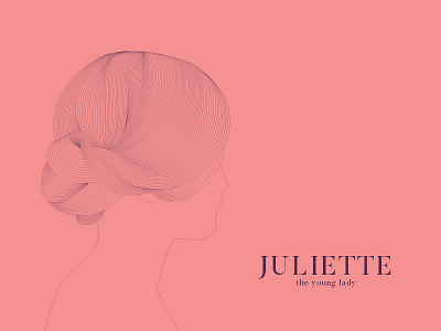 Hair with lines hair illustration illustrator lines