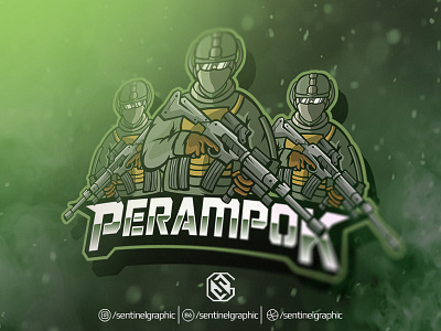 PERAMPOK Esport Logo | Police Thief Mascot Logo Sport character design esport logo mascot police sport thief