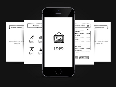 App Wireframe Design app design wireframe