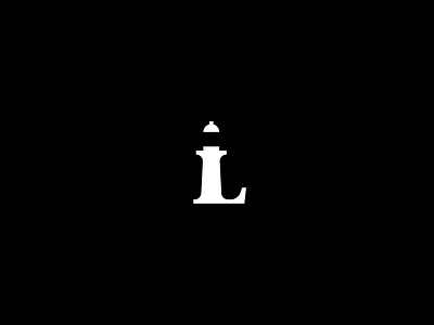 L - 36 Days of (Logo)Type 36days l letter light lighthouse logo logotype minimal monogram negative space simple tower