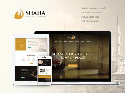 Shaha | Islamic Centre WP Theme + RTL arabic crowdfunding culture donations events gallery islam islamic centre wordpress theme islamic. wordpress wordpress theme