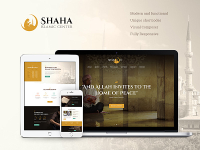 Shaha | Islamic Centre WP Theme + RTL arabic crowdfunding culture donations events gallery islam islamic centre wordpress theme islamic. wordpress wordpress theme