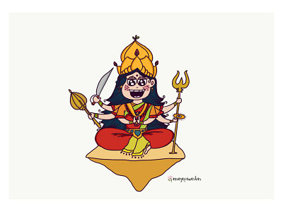 Parvati artdirection characterdesign design illustration mrugaillustrations