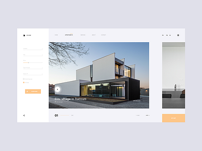 Housine appartament architecture buy home challenge daily ui home house real estate space spaced