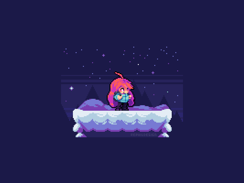 Strawberry Girl animation design development game illustration pixel pixel art