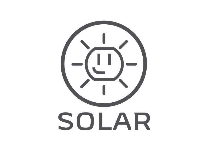 Solar Icon animated blink icon mograph smile smirk solar sun