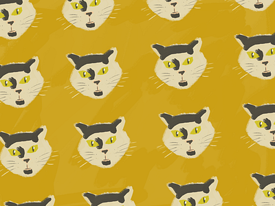 Gino cat illustration pattern