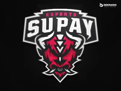 Supay e-sports branding design diable esports gaming identity logo logotype mascot sport sports