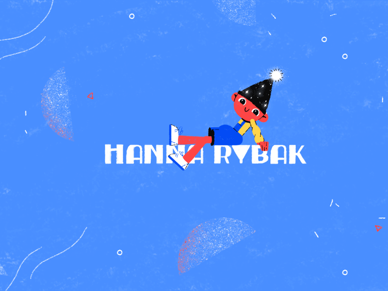 Magician | Self promo character animated character animation character character design facebook gif graphics hannarybak illustration loop