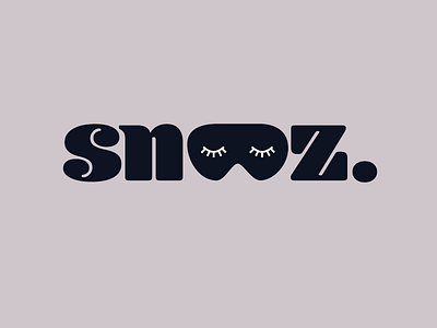 Snooz brand branding logo