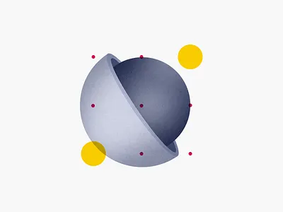 3D Render #1 3d circle design dot graphic illustration noise sphere vector