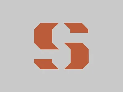 S angular bold orange s strong