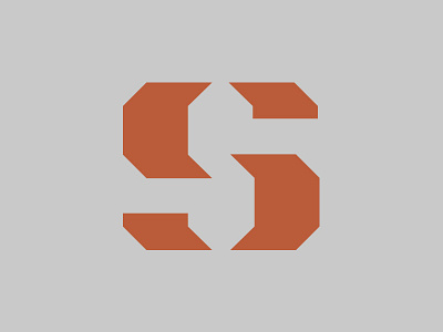 S angular bold orange s strong
