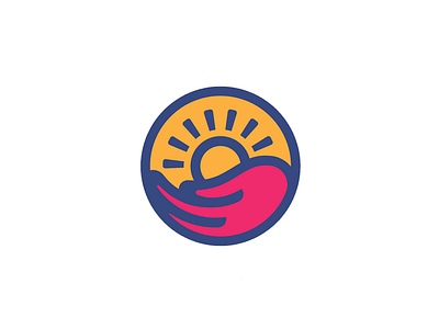 Bright Future hand sun