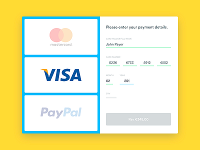 Credit Card - Checkout checkout creditcard dailyui