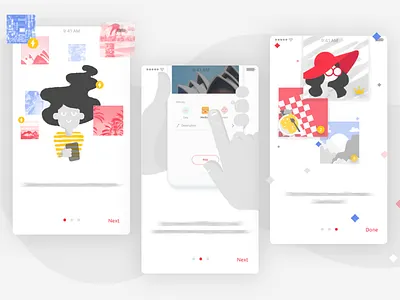 Daily UI Challenge #023 Onboarding app boarding challenge dailyui on share social walkthrough