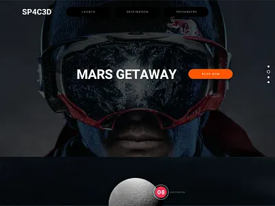 Spaced Challenge 3 challenge design homepage logo logo design space spaced travel