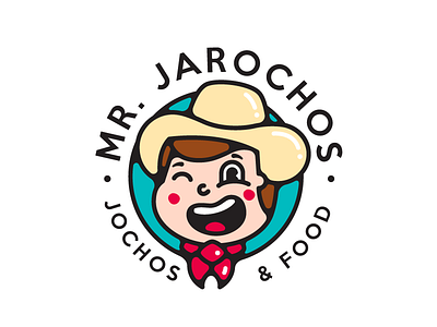 Mr. Jarocho branding hotdog logo logotype