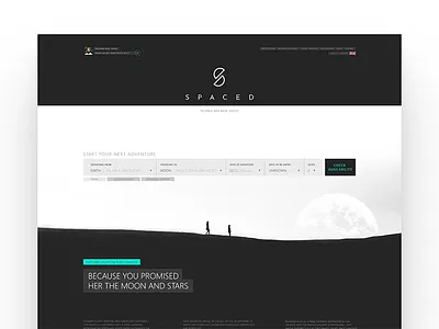 SpacedChallenge UI/UX & Branding branding dann ineedmacpro logo petty space spaced spacedchallenge travel ui ux