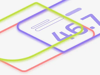 Presently geometric shadows ui
