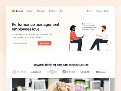 Lattice Home illo illustration landing page