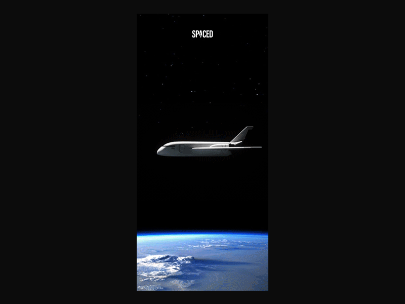 SPACED #SPACEDchallenge app booking c4d flight home octane spaced spaceship travel ui ux