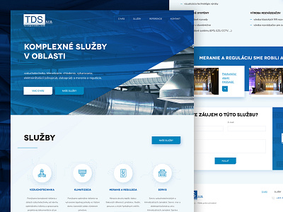 TDS air clean condition cooling landigpage ui ux web webdesign