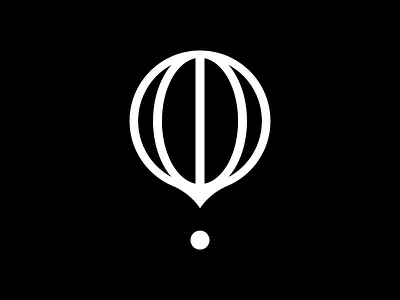 Hot Air Balloon daily logo design logo logo design minimal modernist