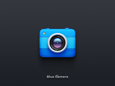 Blue camera